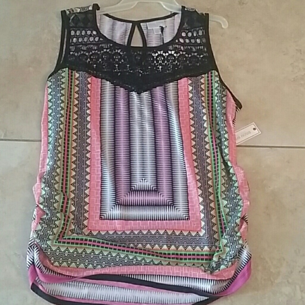 Bisou Bisou sleeveless shirt NWT size 1X